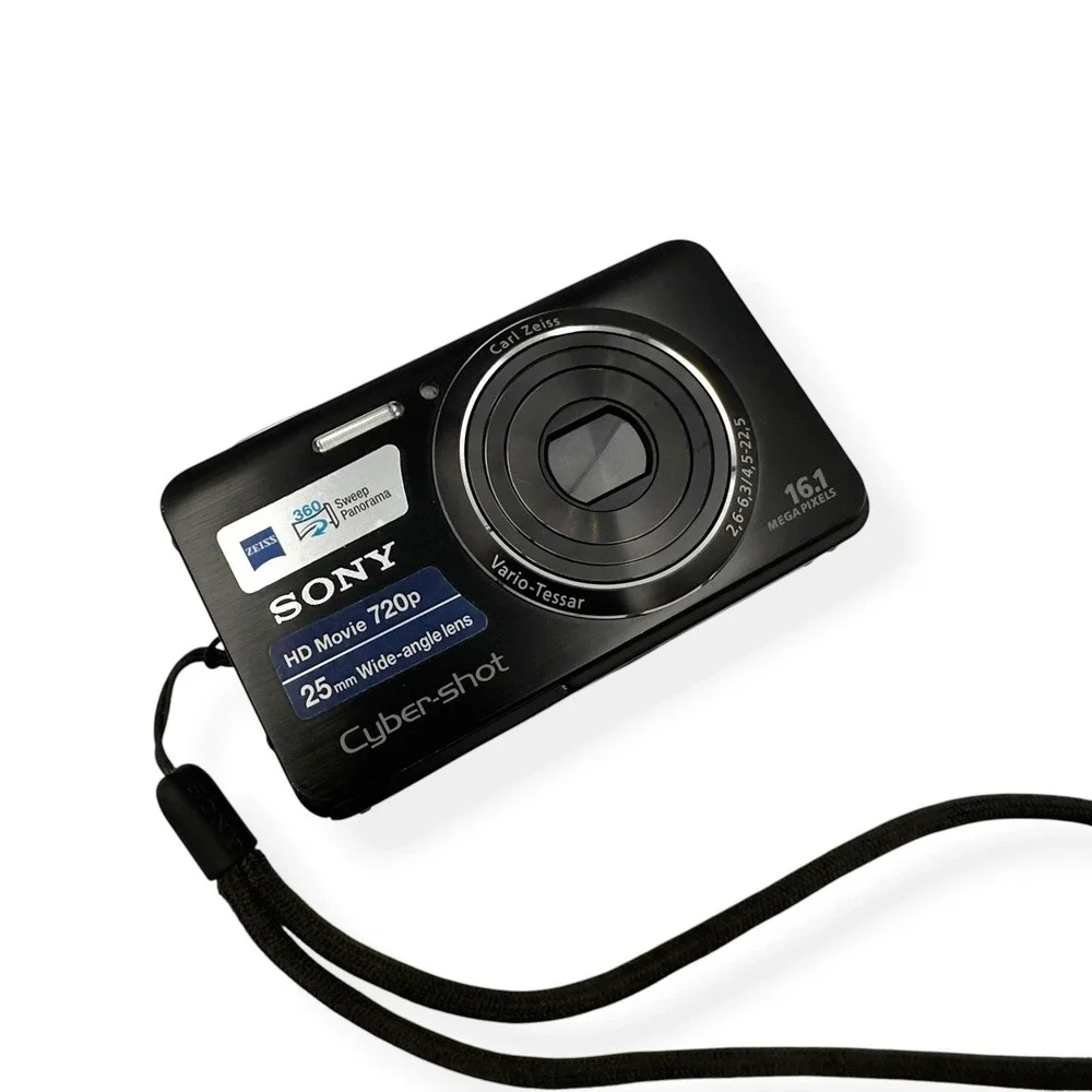 SONY Cyber-Shot DSC-W650 Digital Camera 16.1MP 5x Optical Zoom Black Auto Focus
